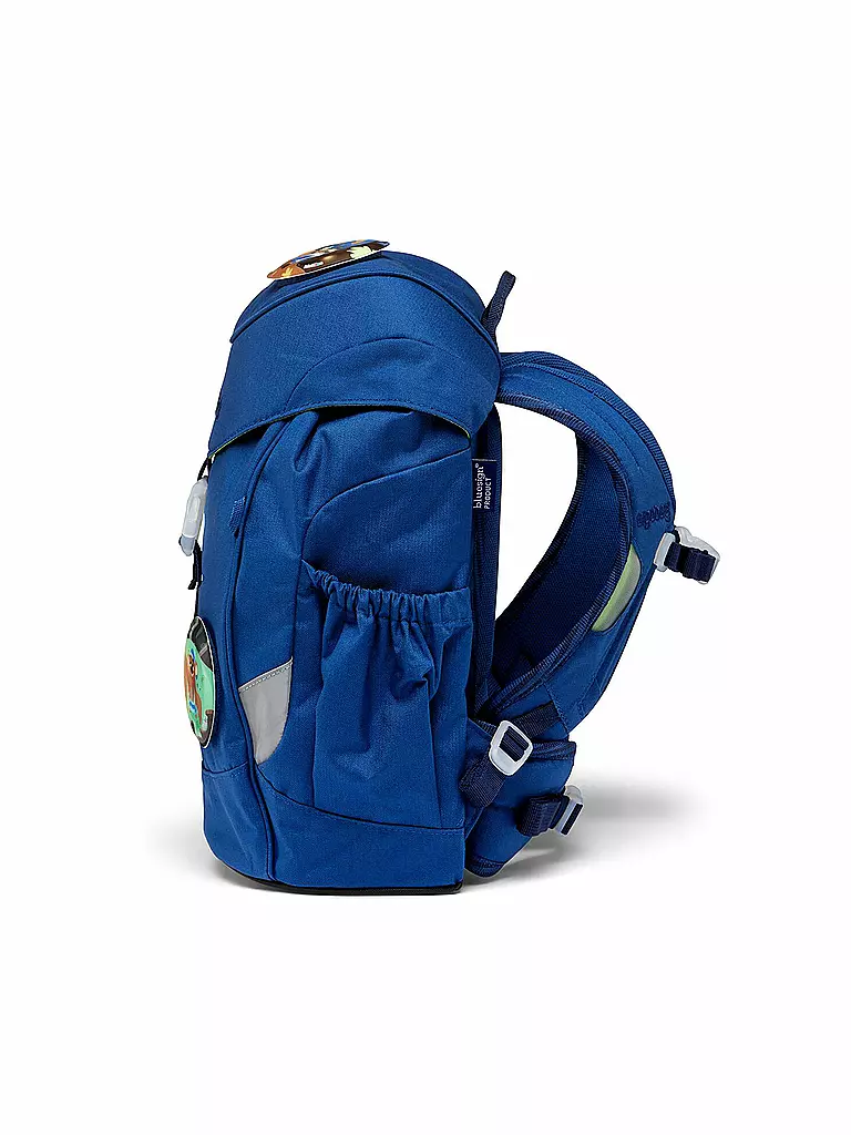 ERGOBAG | Kinder Rucksack Mini - WaldmonstBär | blau