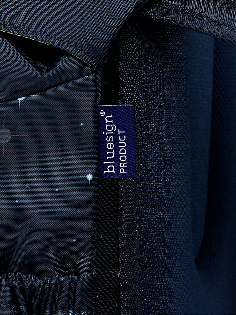 ERGOBAG | Kinder Rucksack Mini Galaxy - KoBärnikus  | dunkelblau