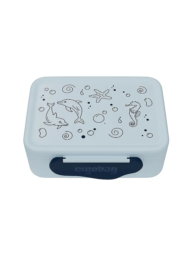 ERGOBAG | Kunststoff Brotdose Delfin | Weiss