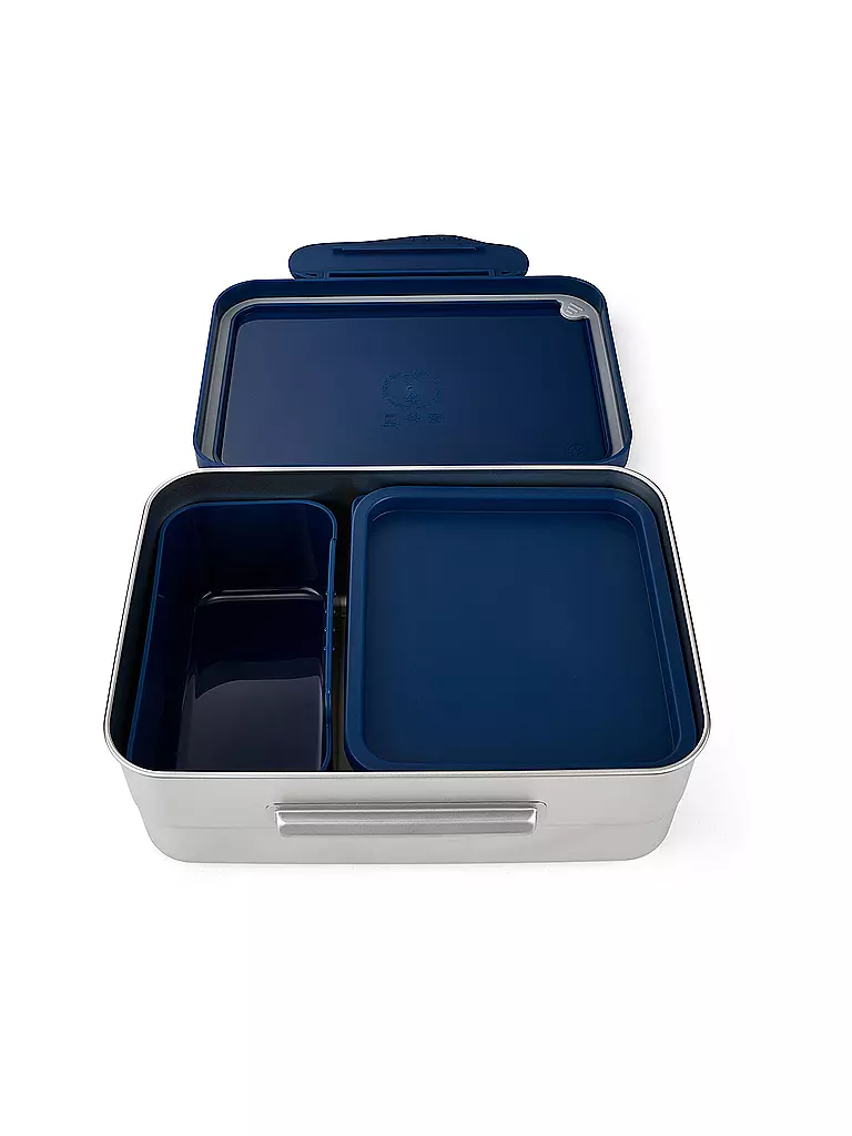 ERGOBAG | Lunchbox Edelstahl blau | dunkelblau