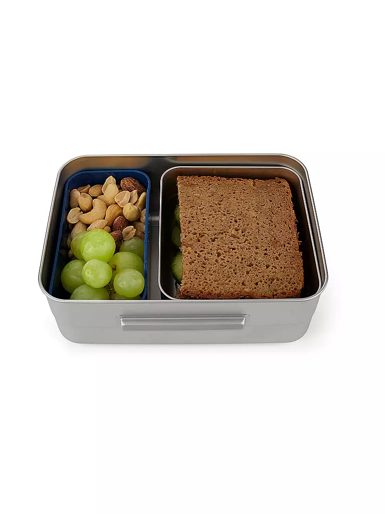 ERGOBAG | Lunchbox Edelstahl blau | dunkelblau