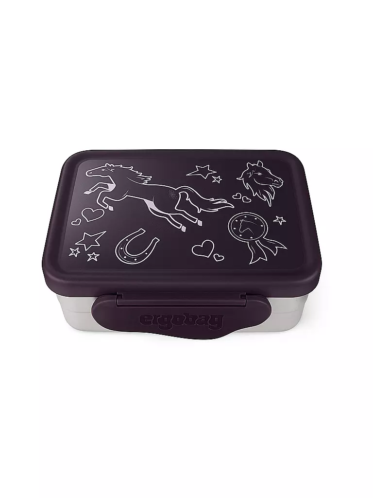 ERGOBAG | Lunchbox Edelstahl Lila | beere