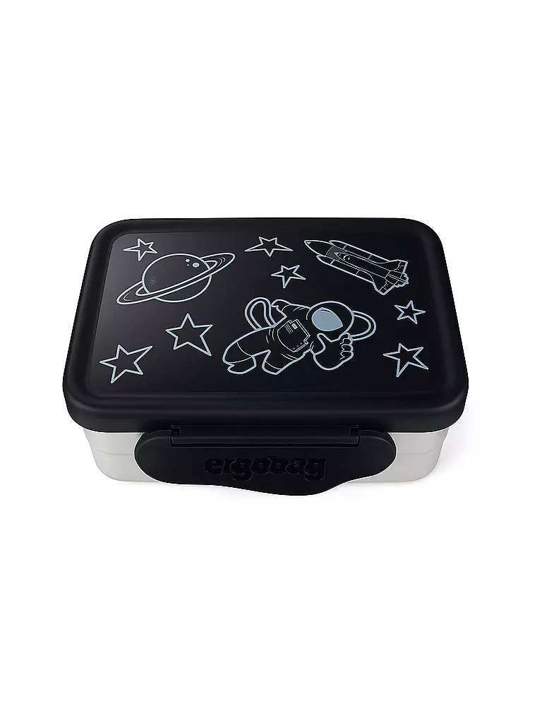 ERGOBAG | Lunchbox Edelstahl schwarz | schwarz