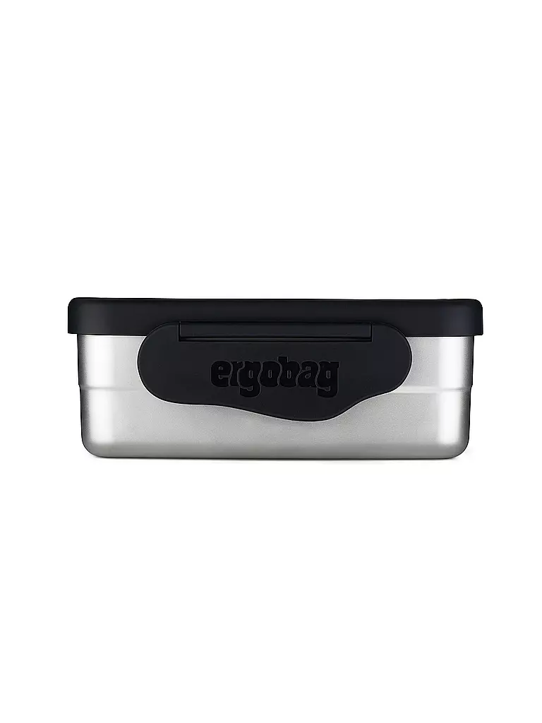 ERGOBAG | Lunchbox Edelstahl schwarz | schwarz