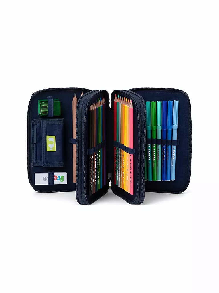 ERGOBAG | Maxi Federmappe  "LiBäro 2.0" (Befüllt) | blau
