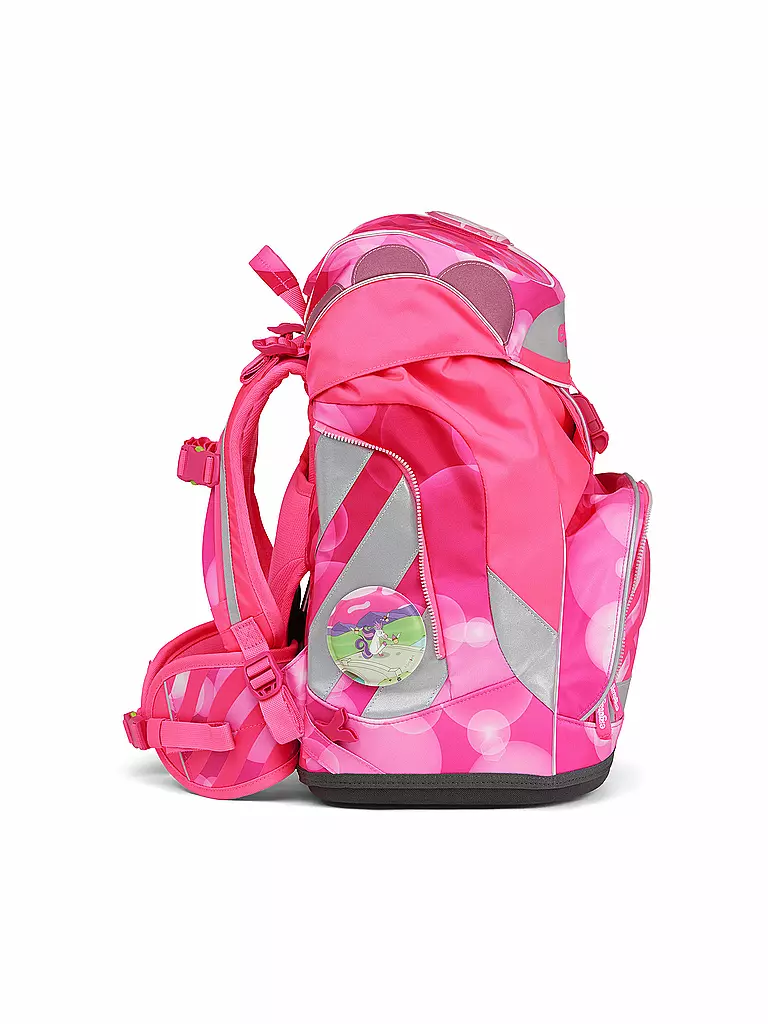 ERGOBAG | Schulrucksack Set 6tlg Pack - KuntBärbuntes Einhorn Neo Edition | pink