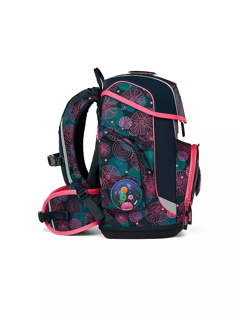 ERGOBAG | Schulrucksack-Set 5tlg. Cubo KorallenBär | schwarz