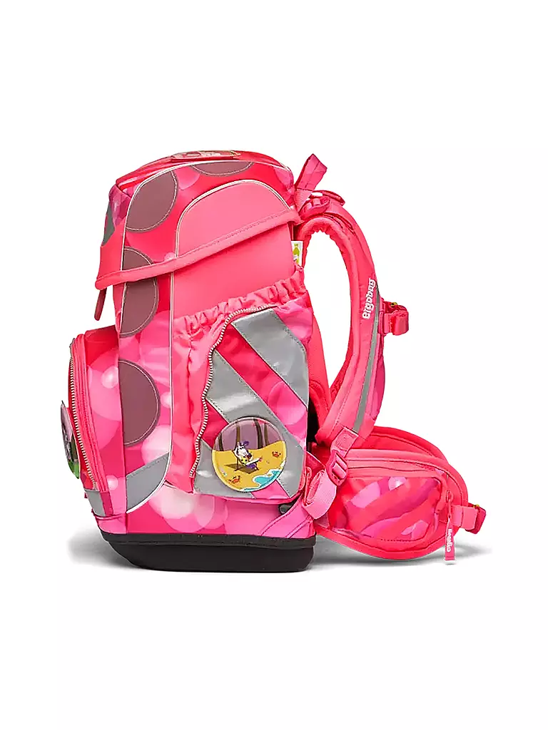 ERGOBAG | Schulrucksack-Set 5tlg. Cubo Kunterbuntes Einhorn | pink