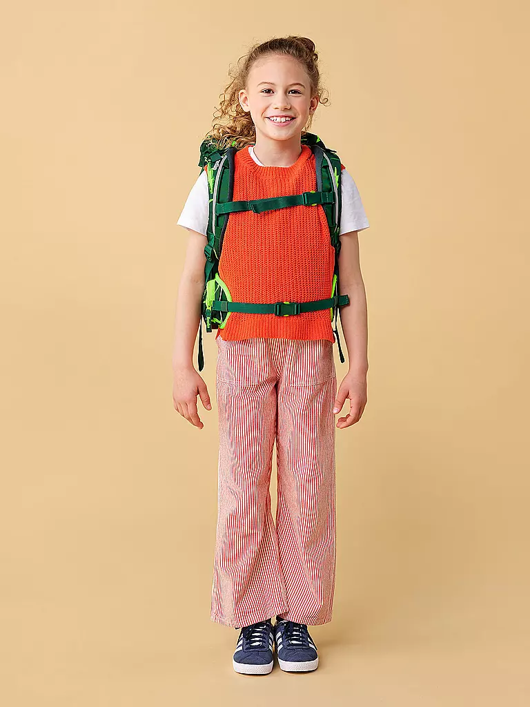 ERGOBAG | Schulrucksack-Set 6tlg.  Maxi Bärtastisch | grün