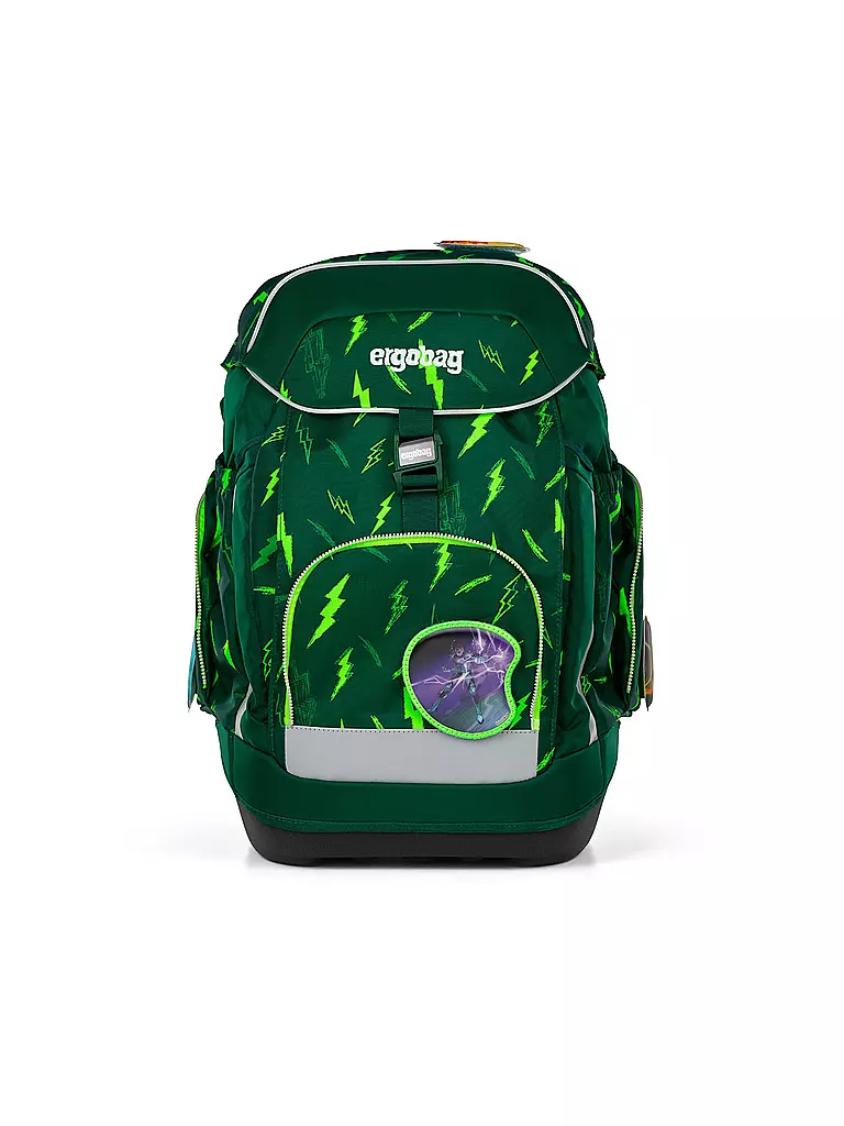 ERGOBAG | Schulrucksack-Set 6tlg.  Maxi Bärtastisch | grün