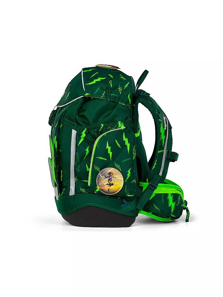 ERGOBAG | Schulrucksack-Set 6tlg.  Maxi Bärtastisch | grün