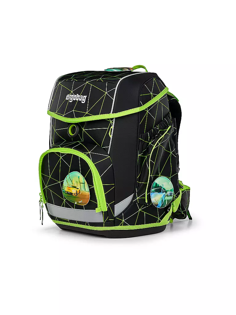 ERGOBAG | Schultasche Set 5tlg CUBO CyBär Race | bunt