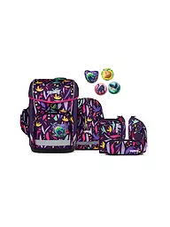 ERGOBAG | Schultasche Set 6tlg Pack Ambärzonas | lila