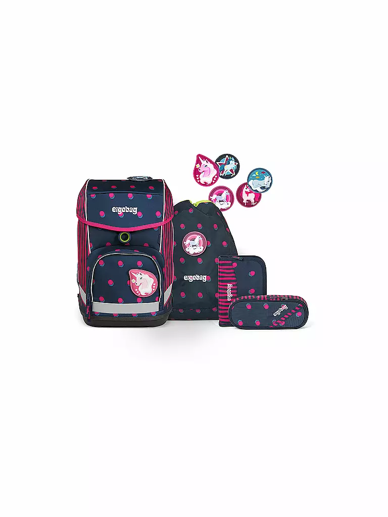 ERGOBAG | Schultaschen Set 5-tlg. Cubo - SchubiduBär | dunkelblau