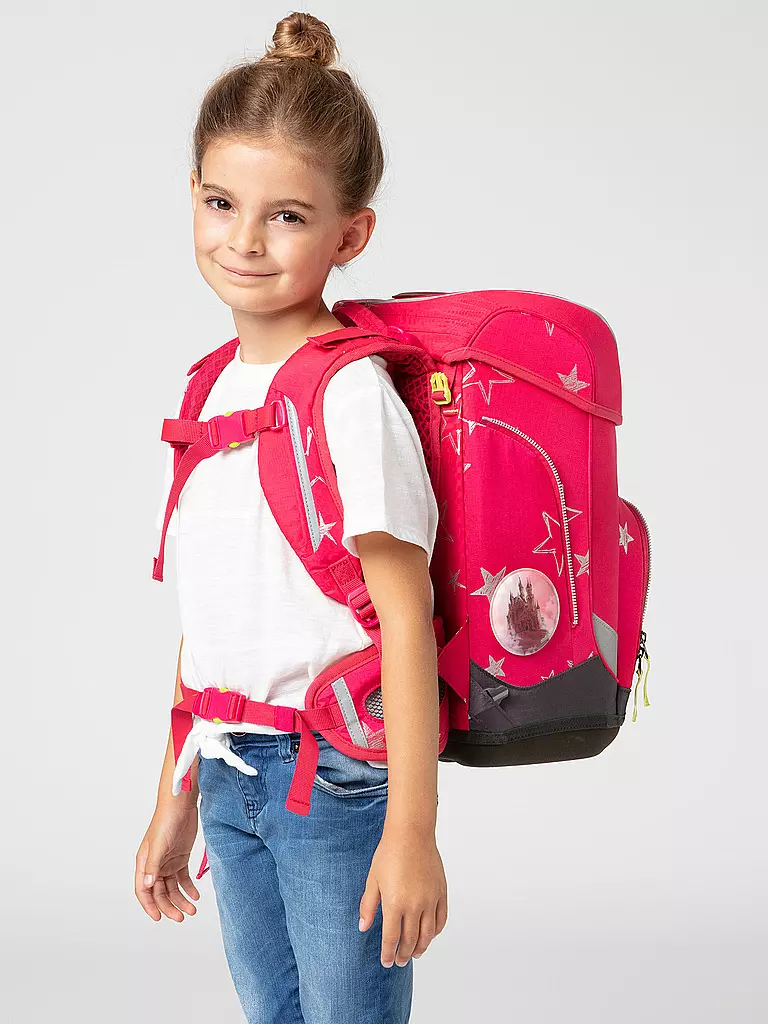 ERGOBAG | Schultaschen Set 5-tlg. Cubo Light - CinBärella | pink