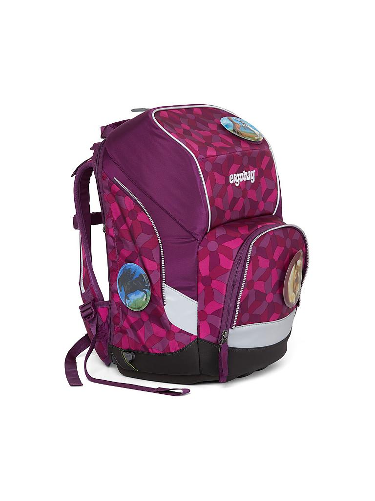 ERGOBAG Schultaschen Set 5tlg "Wide NachtschwärmBär) rot