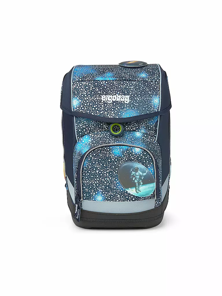 ERGOBAG | Schultaschen Set 5tlg Cubo - Bär Anhalter durch die Galaxis | lila