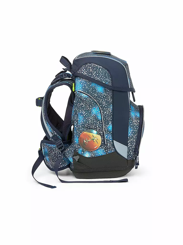 ERGOBAG | Schultaschen Set 5tlg Cubo - Bär Anhalter durch die Galaxis | lila