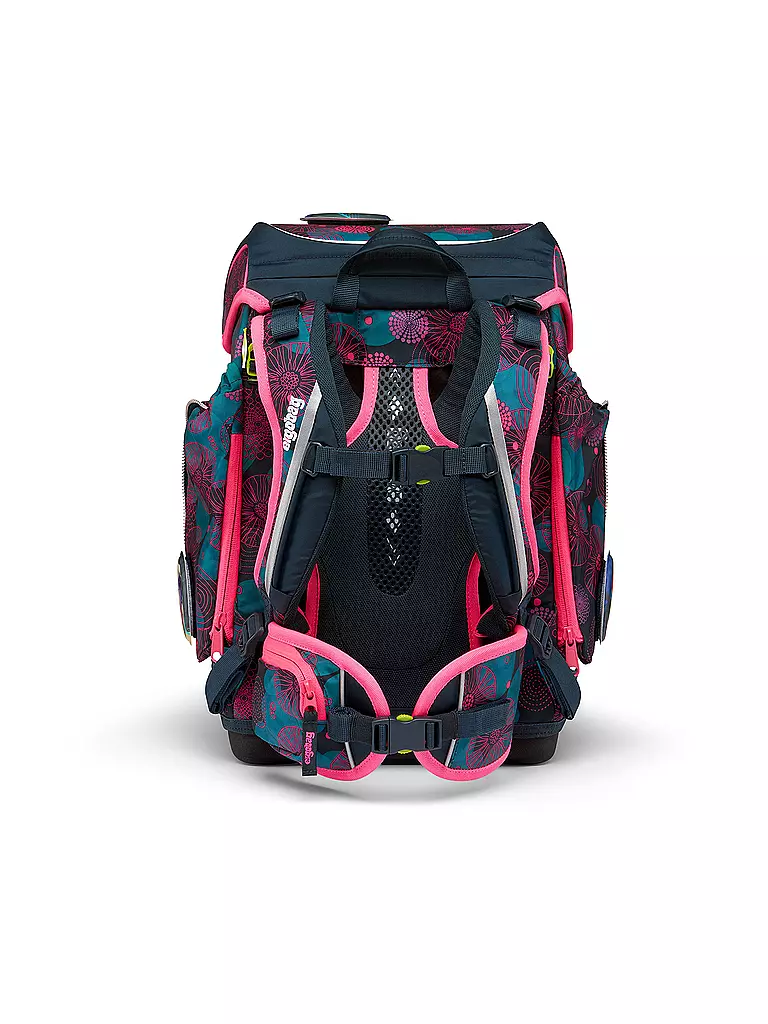 ERGOBAG | Schultaschen Set 5tlg CUBO - KorallBär  | dunkelblau