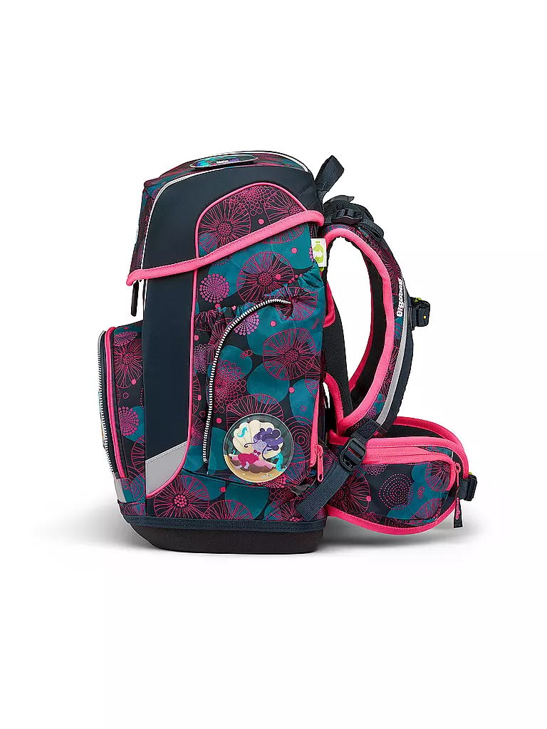 ERGOBAG | Schultaschen Set 5tlg CUBO - KorallBär  | dunkelblau