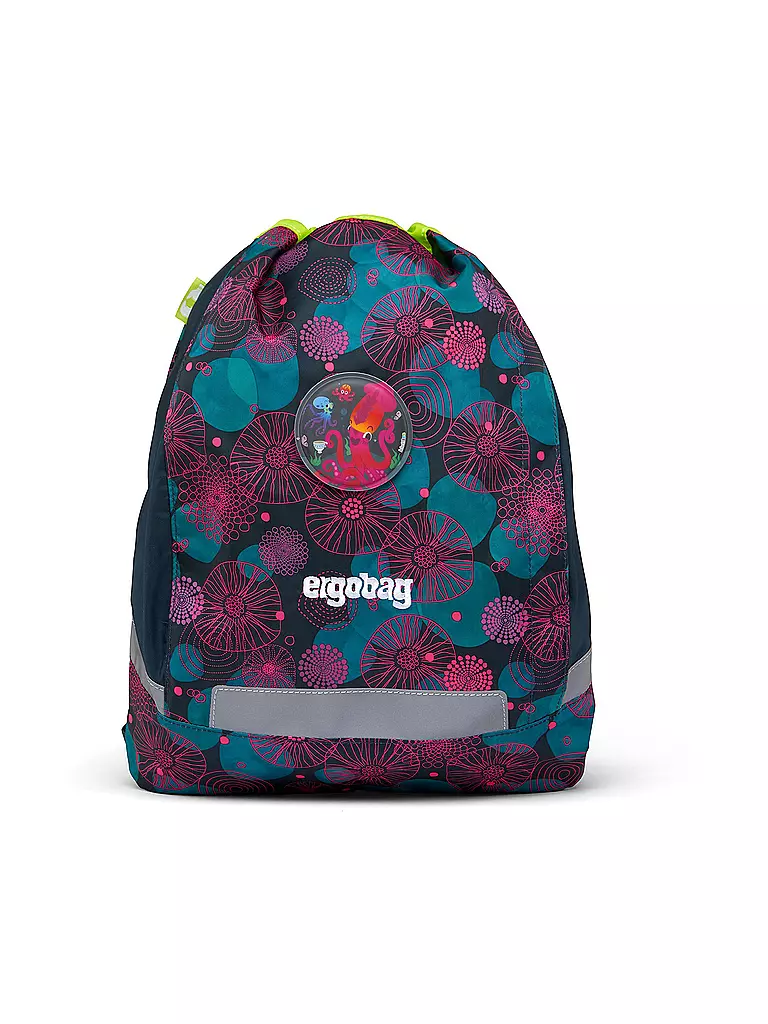 ERGOBAG | Schultaschen Set 5tlg CUBO - KorallBär  | dunkelblau