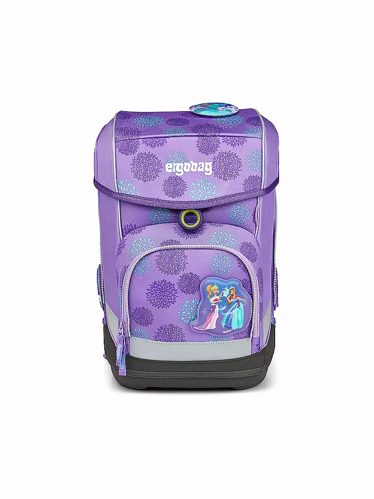 ERGOBAG | Schultaschen Set 5tlg Cubo - SchlittenzauBär Glow | lila