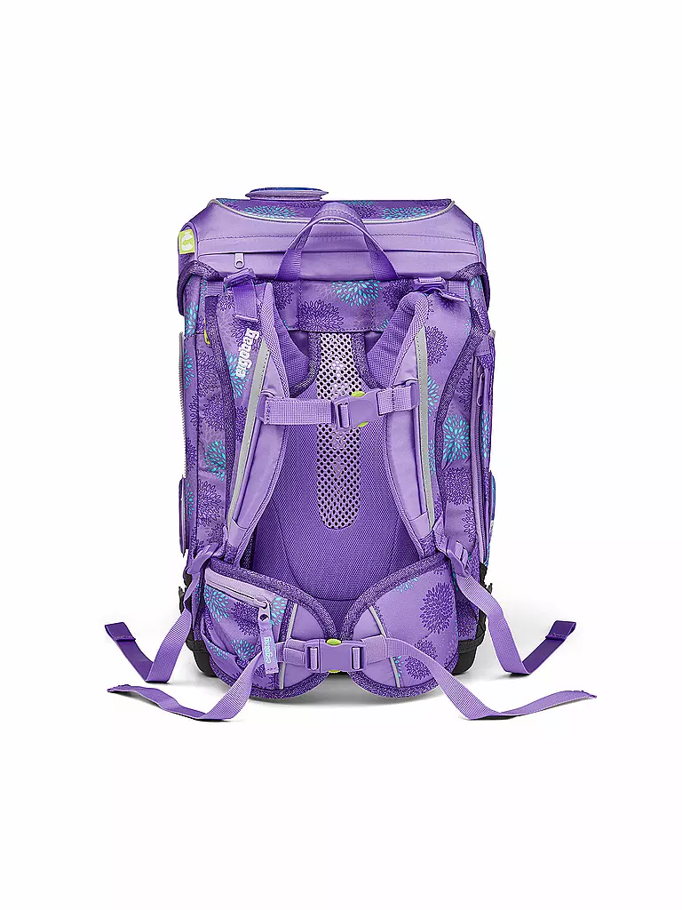ERGOBAG | Schultaschen Set 5tlg Cubo - SchlittenzauBär Glow | lila