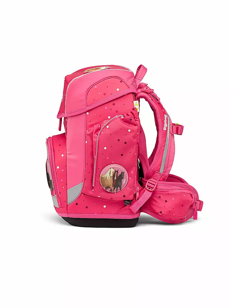 ERGOBAG | Schultaschen Set 5tlg Cubo - Urlaub auf dem ReitBärhof | pink