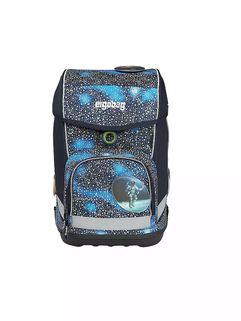 ERGOBAG | Schultaschen Set 5tlg Cubo Bär Anhalter durch die Galaxie | blau