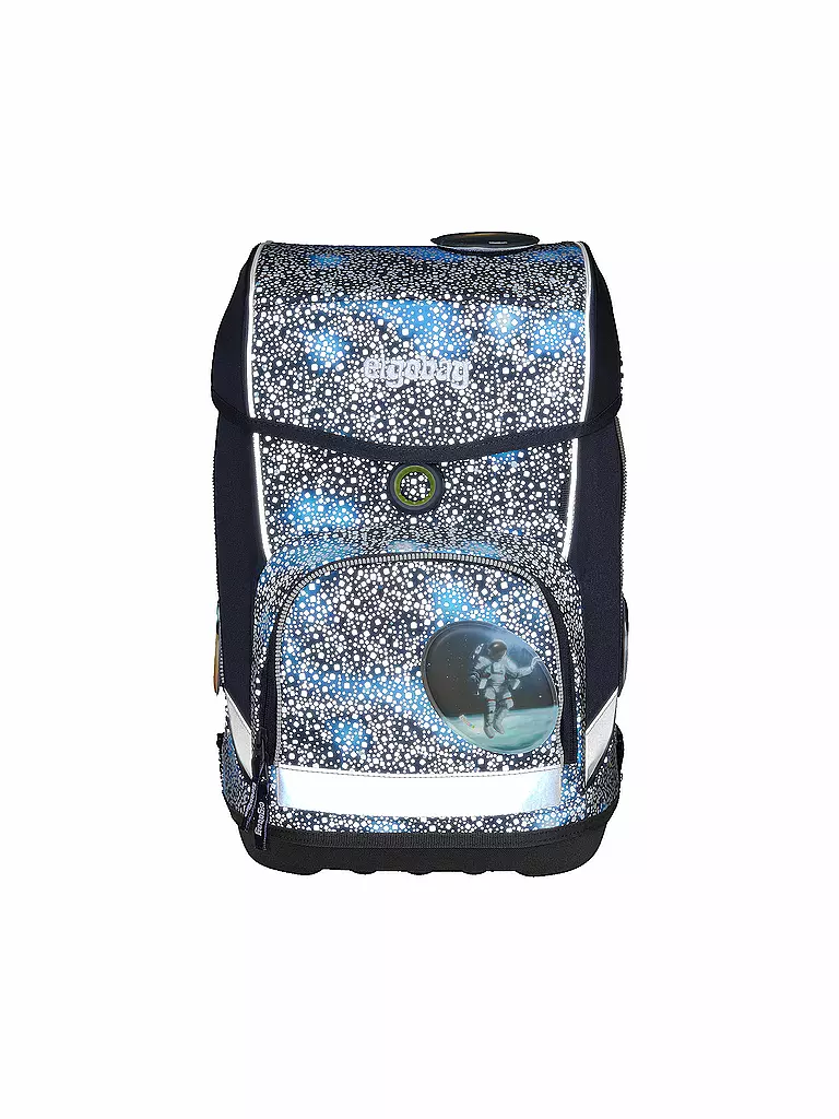 ERGOBAG | Schultaschen Set 5tlg Cubo Bär Anhalter durch die Galaxie | blau