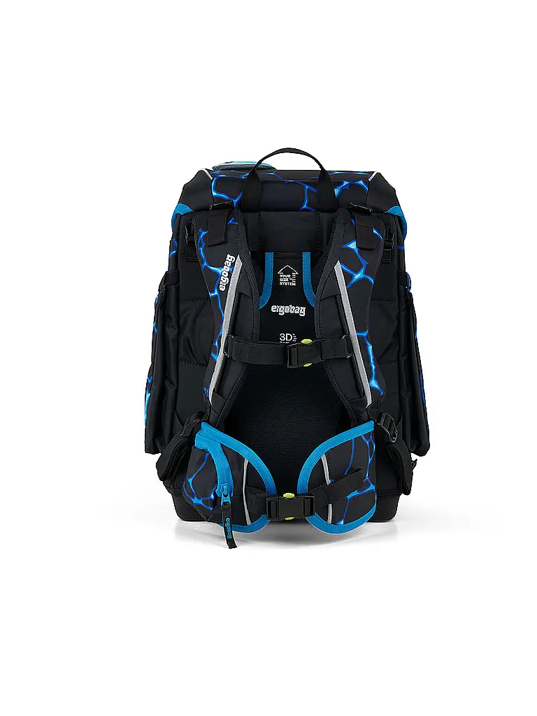 ERGOBAG | Schultaschen Set 5tlg CUBO Bärassic Garden  | Schwarz