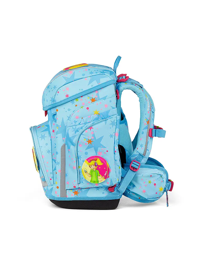 ERGOBAG | Schultaschen Set 5tlg CUBO Bärhext | Hellblau