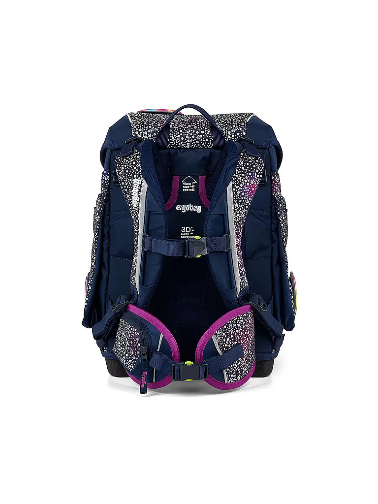 ERGOBAG | Schultaschen Set 5tlg CUBO Bärlaxy | Dunkelblau