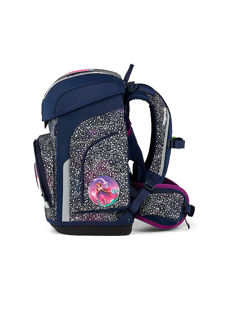 ERGOBAG | Schultaschen Set 5tlg CUBO Bärlaxy | Dunkelblau