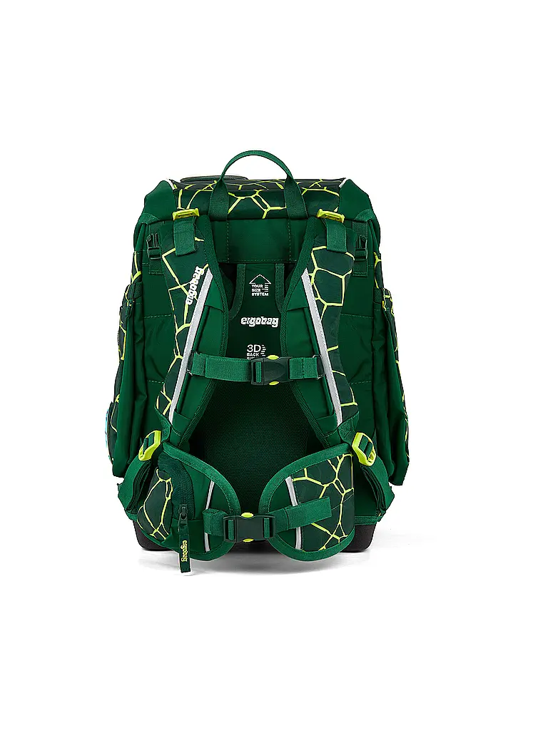 ERGOBAG | Schultaschen Set 5tlg CUBO Bärrex 2026 | Dunkelgrün