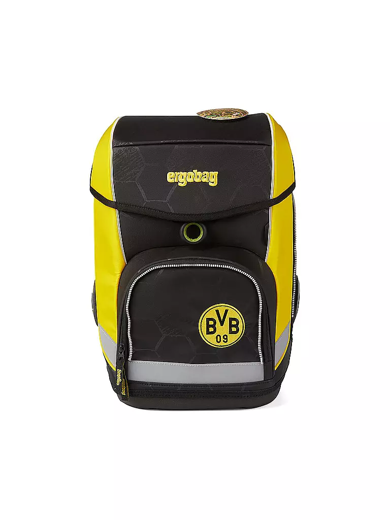 ERGOBAG | Schultaschen Set 5tlg Cubo Borussia Dortmund | schwarz