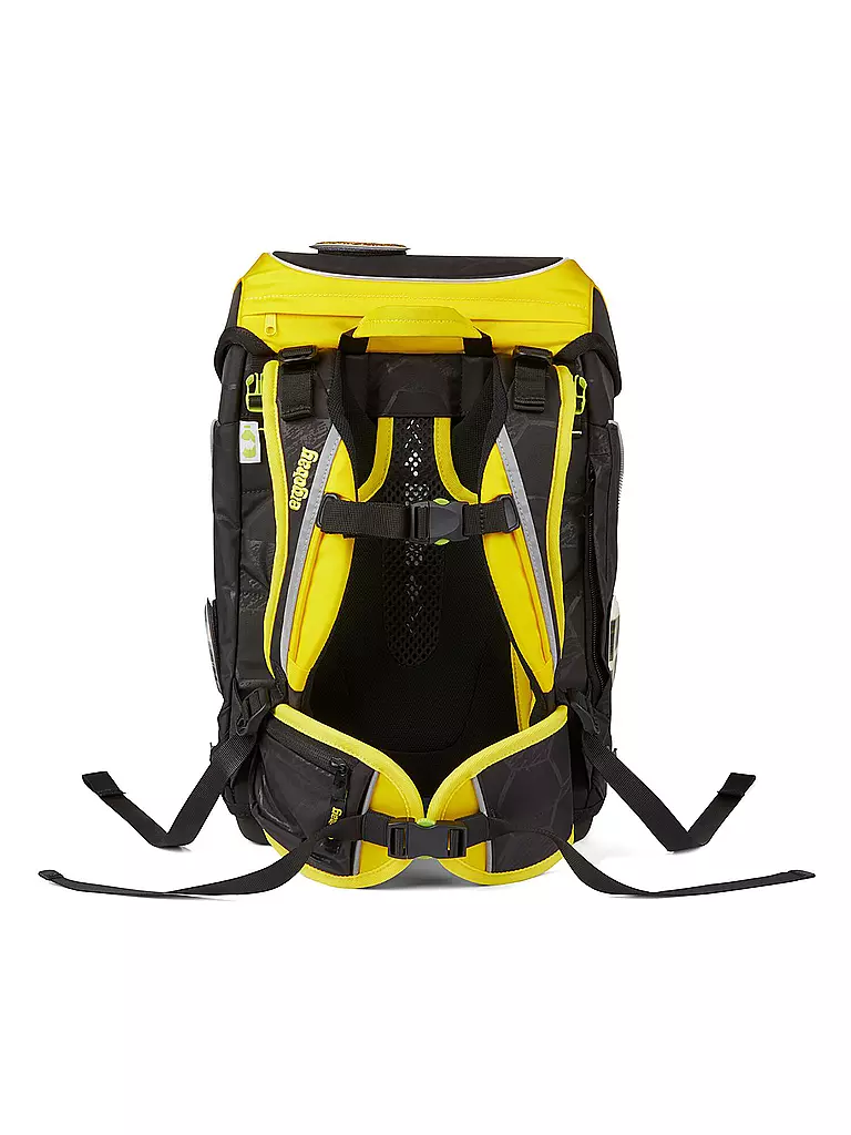 ERGOBAG | Schultaschen Set 5tlg Cubo Borussia Dortmund | schwarz