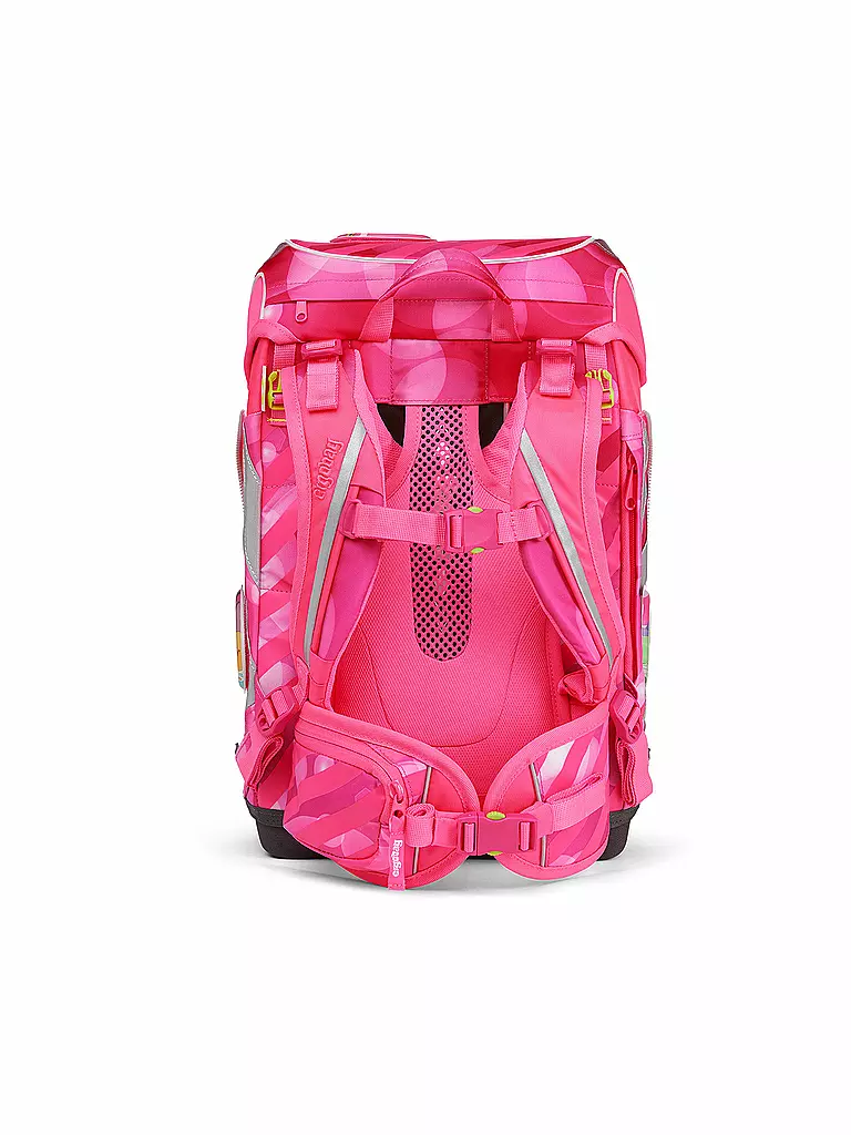 ERGOBAG | Schultaschen Set 5tlg Cubo KuntBärbuntes Einhorn Neo Edition | pink