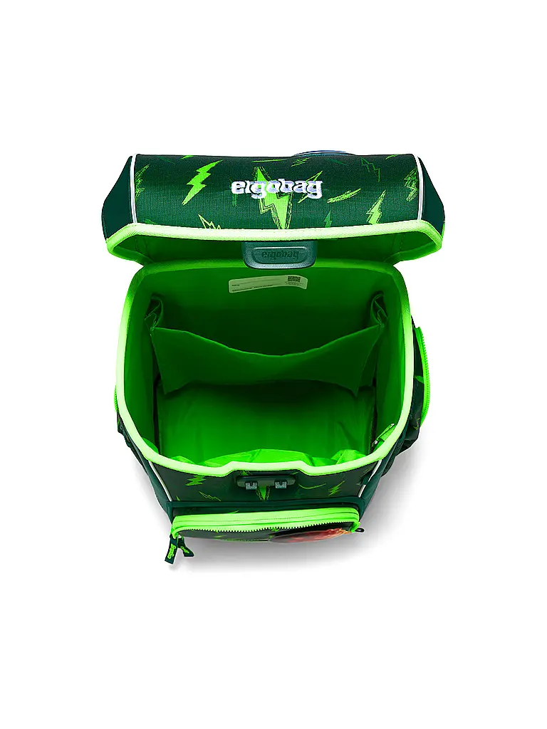 ERGOBAG | Schultaschen Set 5tlg CUBO LIGHT 2026 | Dunkelgrün