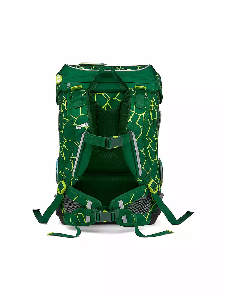 ERGOBAG | Schultaschen Set 5tlg Cubo Light Bär Rex | grün