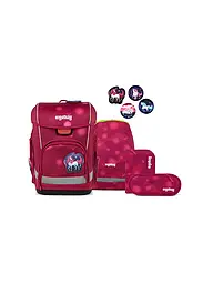 ERGOBAG | Schultaschen Set 5tlg CUBO LIGHT MondzauBär | Pink