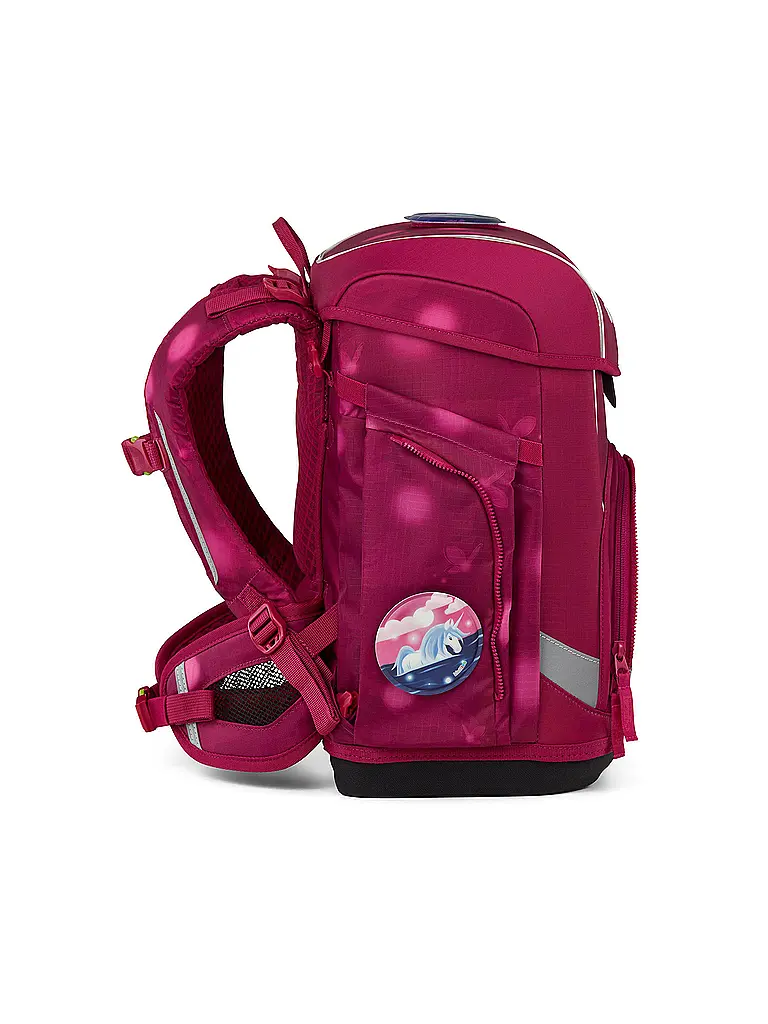 ERGOBAG | Schultaschen Set 5tlg CUBO LIGHT MondzauBär | Pink