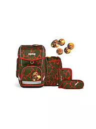 ERGOBAG | Schultaschen Set 5tlg CUBO Lumi SuBärkraft  | olive