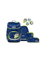 ERGOBAG | Schultaschen Set 5tlg CUBO SpitzenreitBär 2026 | Dunkelblau