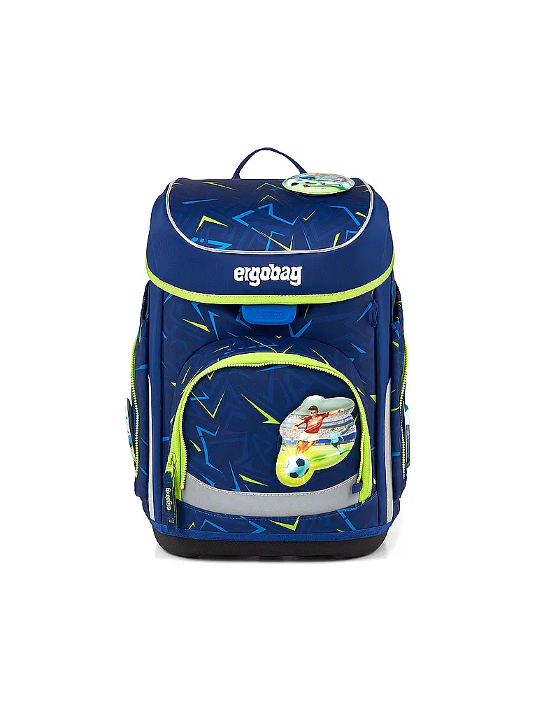 ERGOBAG | Schultaschen Set 5tlg CUBO SpitzenreitBär 2026 | Dunkelblau