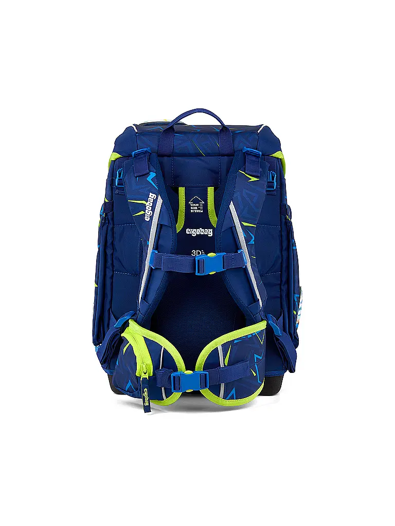 ERGOBAG | Schultaschen Set 5tlg CUBO SpitzenreitBär 2026 | Dunkelblau
