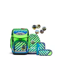ERGOBAG | Schultaschen Set 5tlg Cubo TruckBär | hellgrün