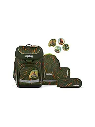 ERGOBAG | Schultaschen Set 5tlg CUBO | Schwarz