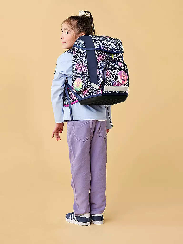 ERGOBAG | Schultaschen Set 5tlg CUBO | dunkelblau