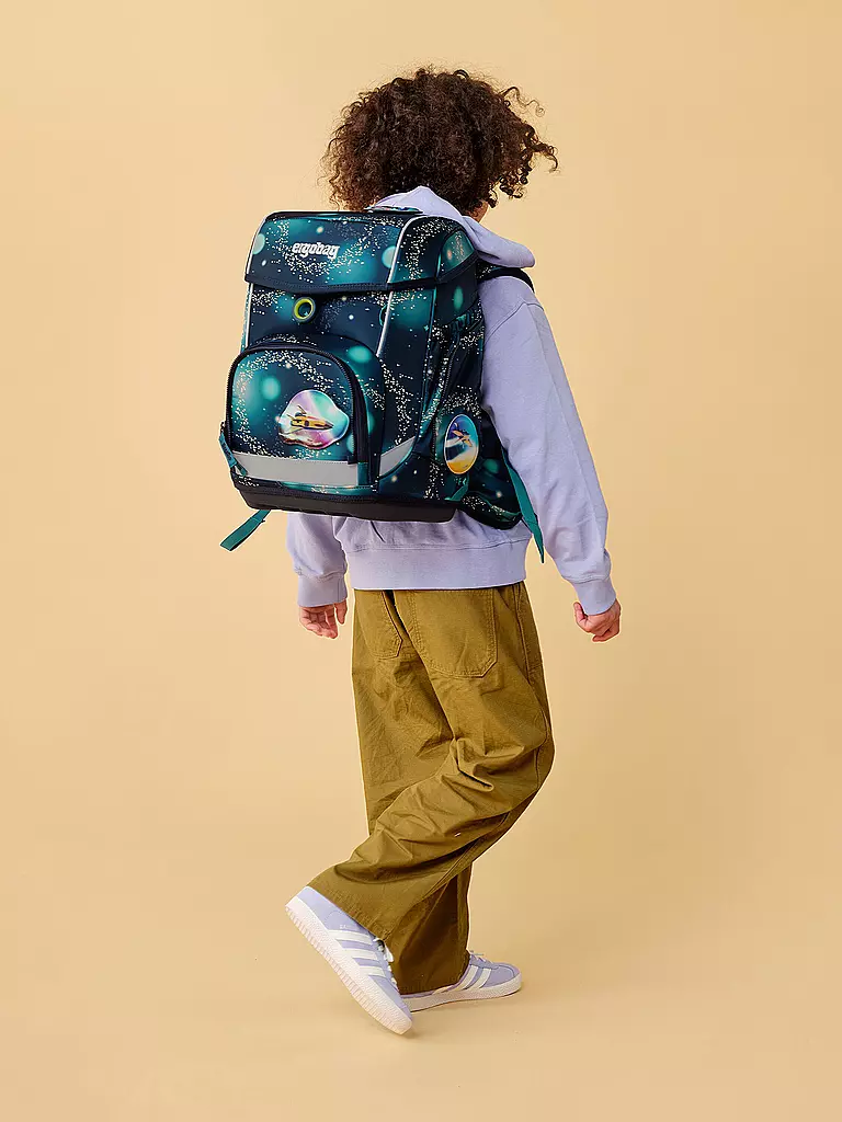 ERGOBAG | Schultaschen Set 5tlg CUBO | dunkelblau